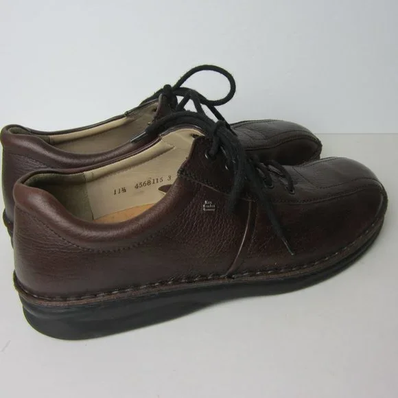 FINN COMFORT Mens 11.5 Dijon Lace Up Oxford Leather Shoes - Picture 5 of 7